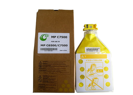 中国 MP C6500Cの黄色24000のページのための多用性がある色のトナー カートリッジの粉 サプライヤー